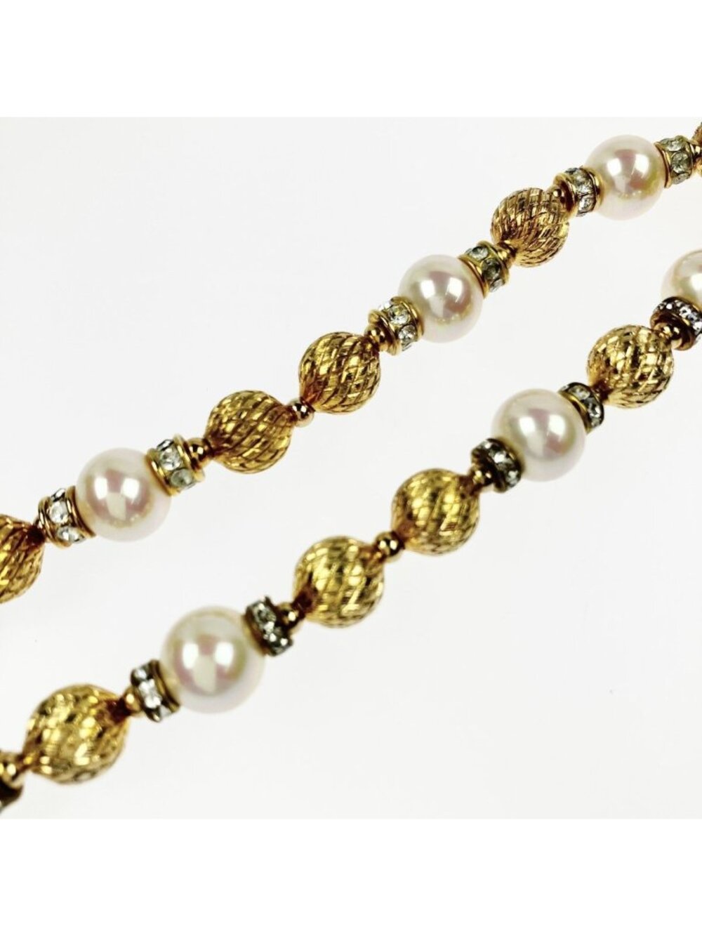 Christian Dior Faux Pearl Long Necklace 90 cm 42 - Picture 5 of 9